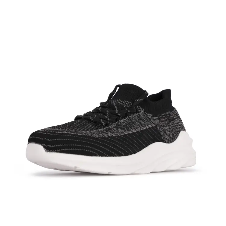 Men Sneakers Casual Shoes Supplier –  Custom Brand Outdoor Walking Daily Simple Stylish Flat Sneaker Women Mens Casual Shoes Black – Jianer