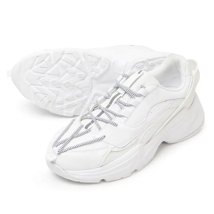 Wholesale OEM Brand Adult Sneaker Shoes Factories – Popular Comfortable Breathable Women Sport Shoe Lady Fashion Chunky Sneakers for Men – Jianer detail pictures