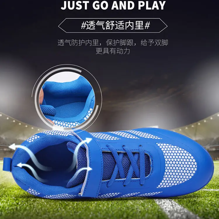 Wholesale OEM Men Sneaker Supplier – China OEM ODM Service Microfiber Leather Waterproof Outdoor Turf Soccer Shoes For Boys Girls – Jianer detail pictures