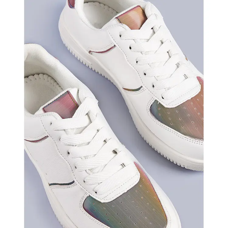 Wholesale OEM Casual Women Sneakers Factories – China Manufacturer Footwear Simple Styles Flat White Leather Men Women Casual Shoes 2021 – Jianer detail pictures