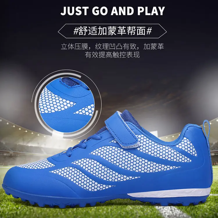 Wholesale OEM Men Sneaker Supplier – China OEM ODM Service Microfiber Leather Waterproof Outdoor Turf Soccer Shoes For Boys Girls – Jianer detail pictures