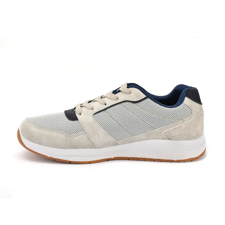 Fujian Suppliers Comfortable Mesh Anti Slip Round Head Mens Casual Shoes Sneakers