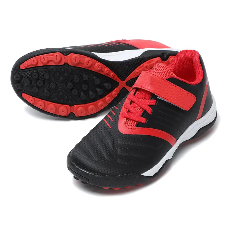 Wholesale OEM Kid Shoe – 2021 Latest China Kid Man Children's Lace-up High Quality Men Boys Sport Artificial Turf Cleats Football Soccer Shoes – Jianer detail pictures