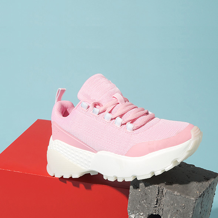 ODM Woman Sport Shoes Factory – New Styles Lace Up Breathable Anti Slip Zapatillas Women Men Chunky Sneakers For Ladies 2021 – Jianer detail pictures