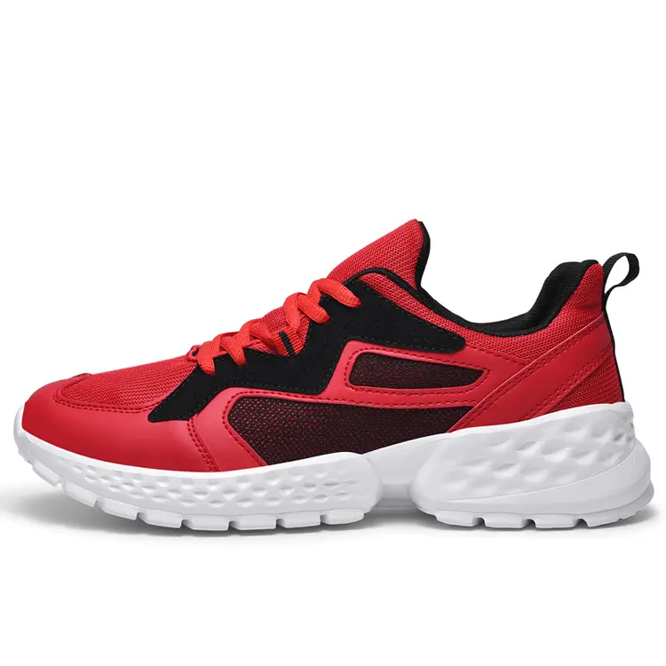 Wholesale OEM Canvas Sneaker Manufacturers – Fujian Factory Soft MD Outsole Breathable Mesh Upper Outdoor Walking Men Sports Shoes Sneakers – Jianer detail pictures