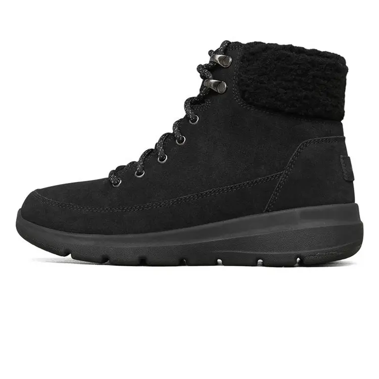 Boots Factories – China OEM ODM Service New Style Anti Slip Low Cut Warm Fur Boots Women Snow Shoes With Zip – Jianer detail pictures