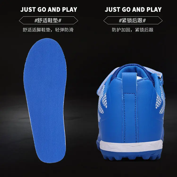 Wholesale OEM Men Sneaker Supplier – China OEM ODM Service Microfiber Leather Waterproof Outdoor Turf Soccer Shoes For Boys Girls – Jianer detail pictures