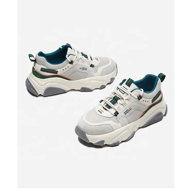 Kids Shoes Manufacturers – China Men Fashion Lace-up Mesh Breathable Sneakers Sport Shoes – Jianer detail pictures