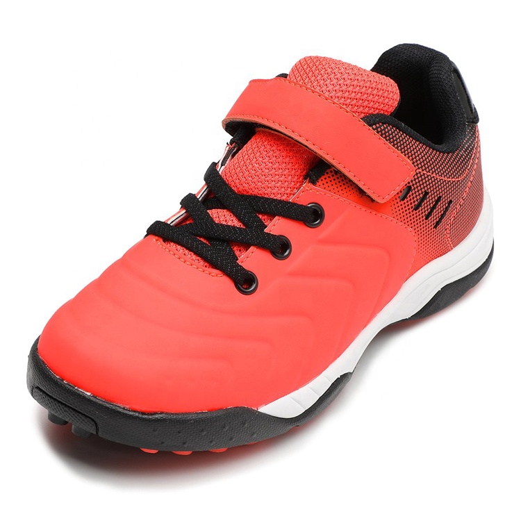 Wholesale OEM Sneaker Shoe Factory – High Quality Kids Outdoor Comfortable Turf Soccer Sneaker Child Athletic Football Shoes – Jianer detail pictures